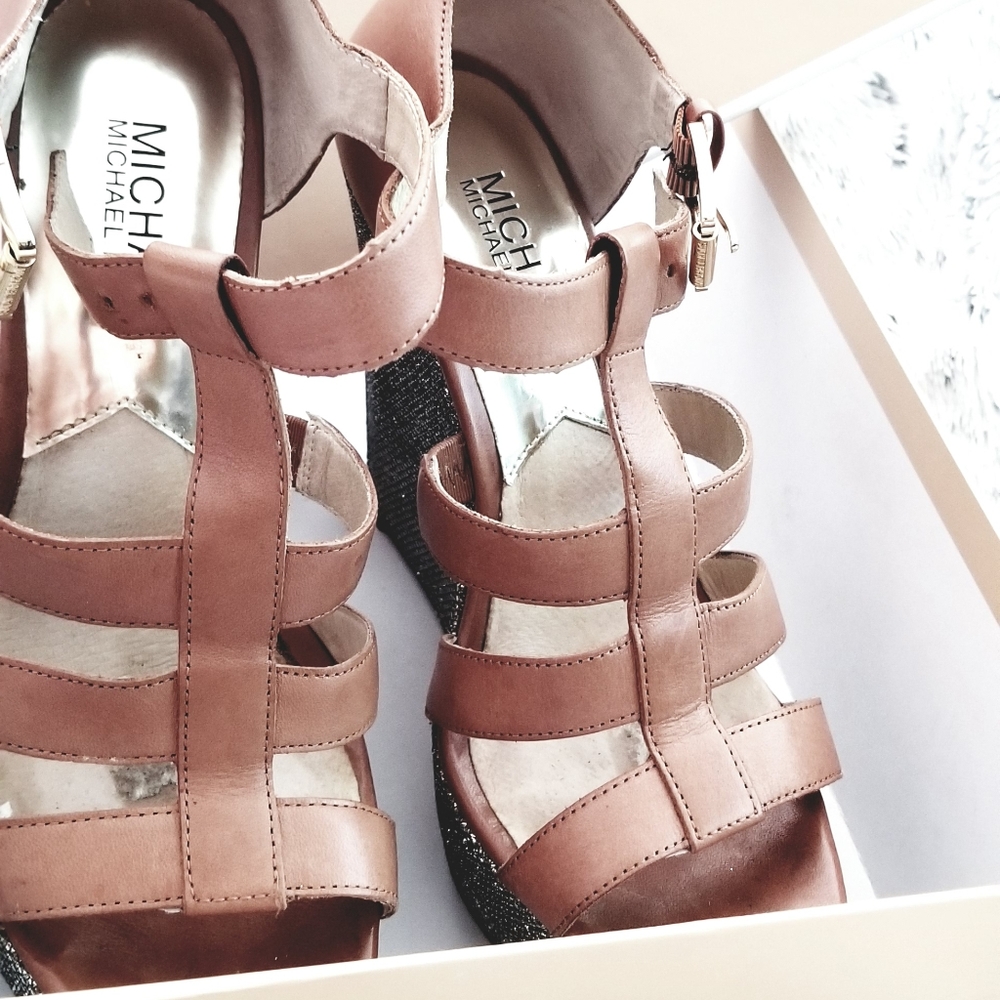 Michael Kors Wedge leather shoes